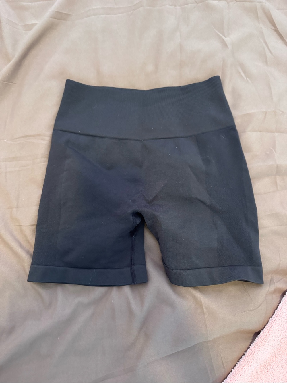 navy/purple High-Waist Women’s Stretch Shorts